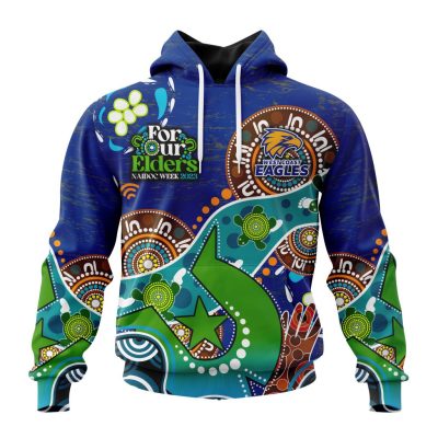 AFL West Coast Eagles Special Design For NAIDOC Week For Our Elders ST2301