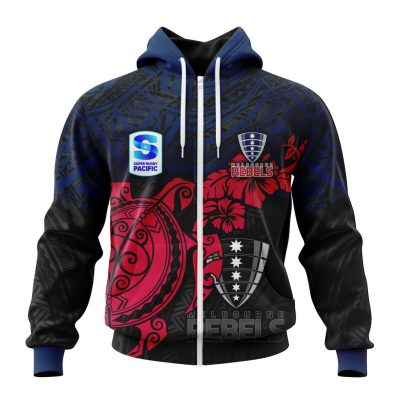 Super Rugby Melbourne Rebels Special Polynesian Design ST2302