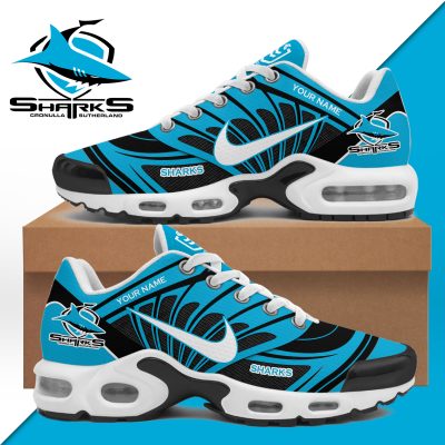 Cronulla Sharks Air Max Plus Sport Custom Sneakers Cronulla Sharks Air Max Plus Sport Custom Sneakers