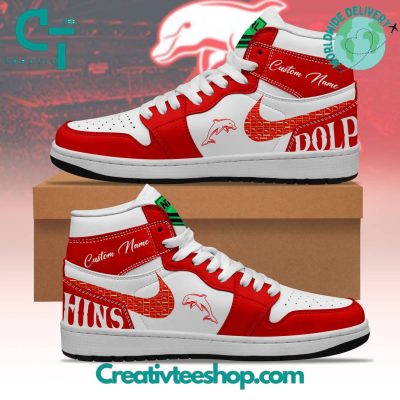 NRL Dolphins Air Jordan 1 Sneakers