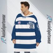Geelong Cats Custom Name Number 2023 Home Guernsey Fleece Oodie.jpg - demo10