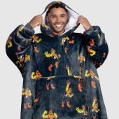 AFL Greater Western Sydney Giants Multi Icon Fleece Oodie