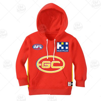 Personalize Gold Coast Suns 2020 Men?s Home Guernsey for Kids