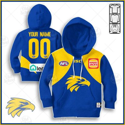 Personalize West Coast Eagles 2020 Men?s Clash Guernsey for Kids