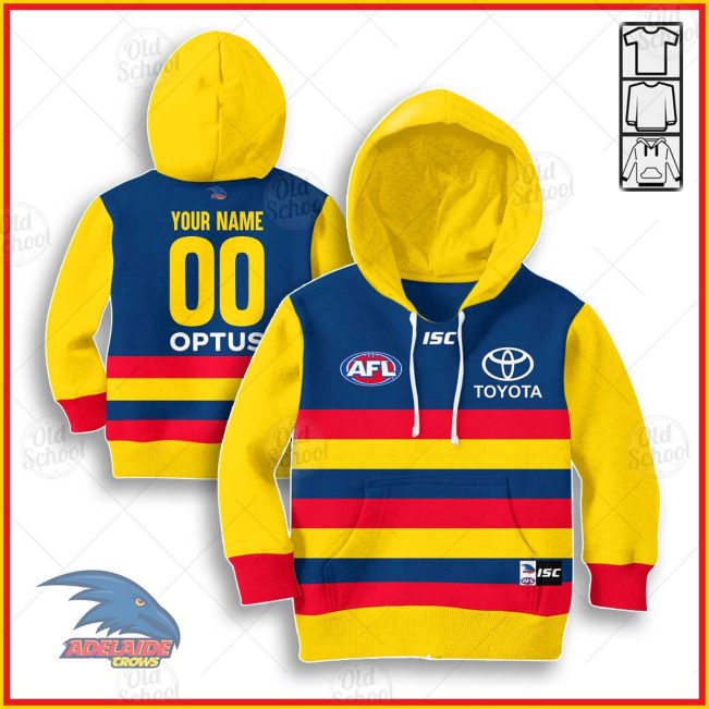 Personalize Adelaide Crows Magpies 2020 Men?s Home Guernsey for Kids