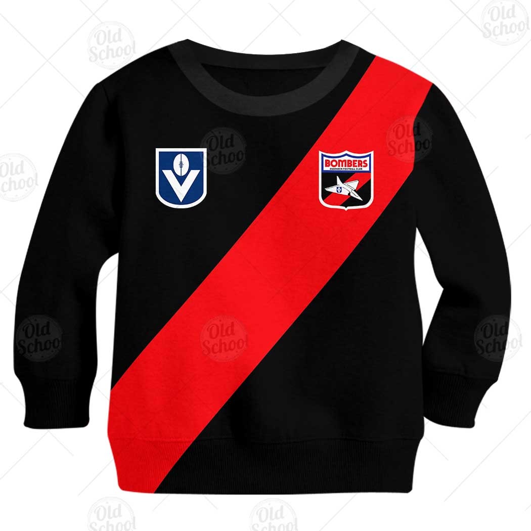 Personalized Essendon Football Club Vintage Retro AFL guernsey 90s for Kids Personalized Essendon Football Club Vintage Retro AFL guernsey 90s for Kids