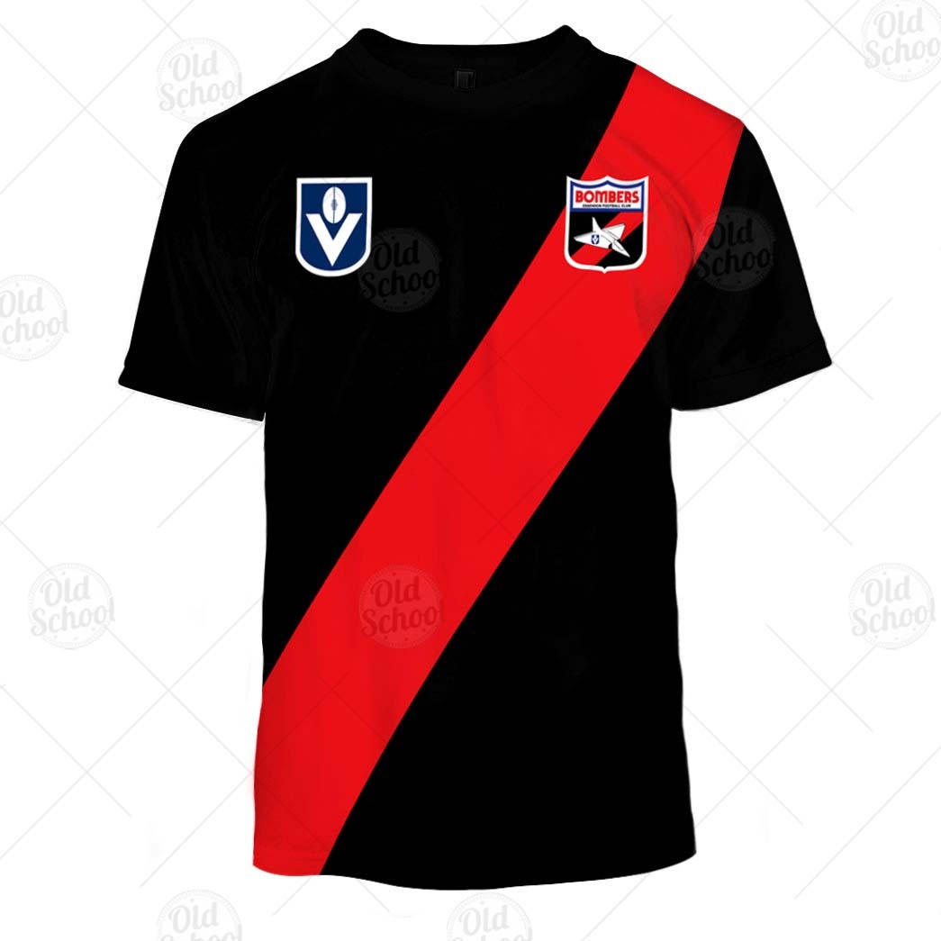 Personalized Essendon Football Club Vintage Retro AFL guernsey 90s for Kids Personalized Essendon Football Club Vintage Retro AFL guernsey 90s for Kids