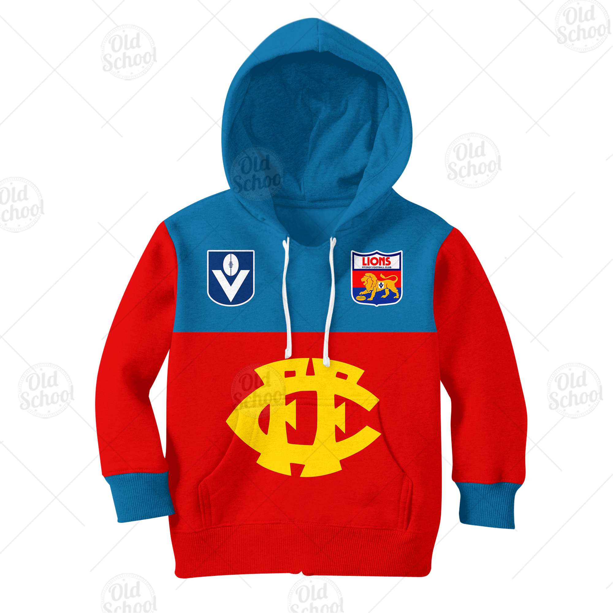 Personalise Throwback 1980 Fitzroy Lions Vintage Home Jumper for Kids