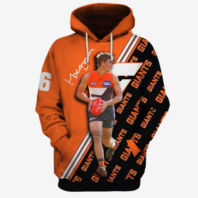 MEW-T16AFLGWSG009 Greater Western Sydney Giants, Harry Perryman #36 Limited Edition 3D All Over Printed Shirts For Men & Women