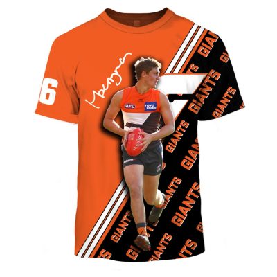 MEW-T16AFLGWSG009 Greater Western Sydney Giants, Harry Perryman #36 Limited Edition 3D All Over Printed Shirts For Men & Women