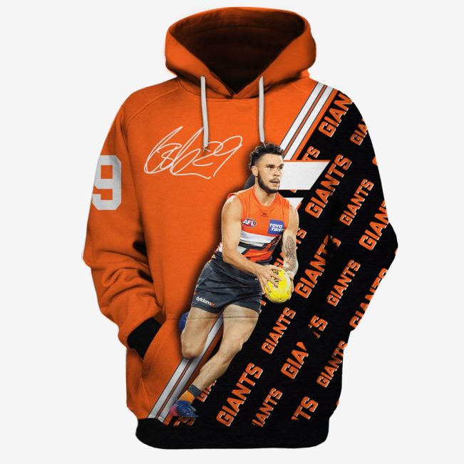 MEW-T16AFLGWSG010 Greater Western Sydney Giants, Zac Williams #29 Limited Edition 3D All Over Printed Shirts For Men & Women