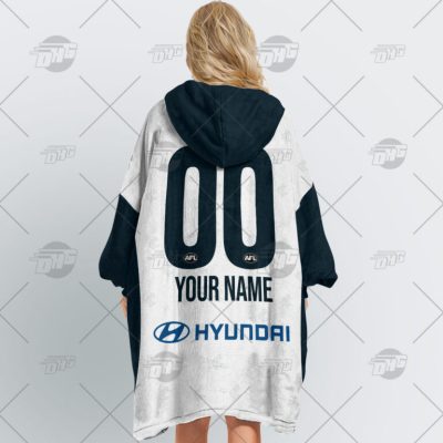 AFL Carlton Blues Custom Name Number 2021 Simpsons Guernsey Fleece Oodie