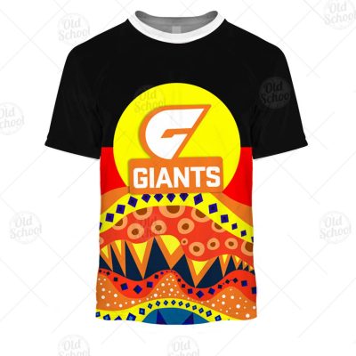 AFL Dinky Di GWS Giants Lover Aboriginal Flag x Indigenous Hoodie