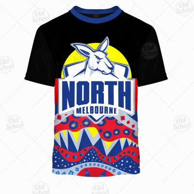 AFL Dinky Di North Melbourne Football Club Lover Aboriginal Flag x Indigenous Hoodie