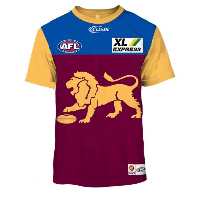 Personalize Brisbane Lions 2020 Men?s Home Guernsey