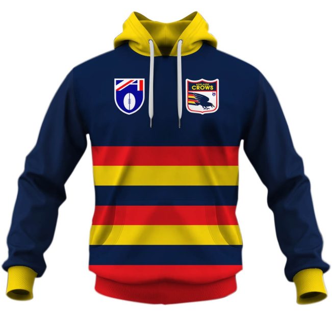 Personalized Adelaide Crows Football Club Vintage Retro AFL guernsey 90s
