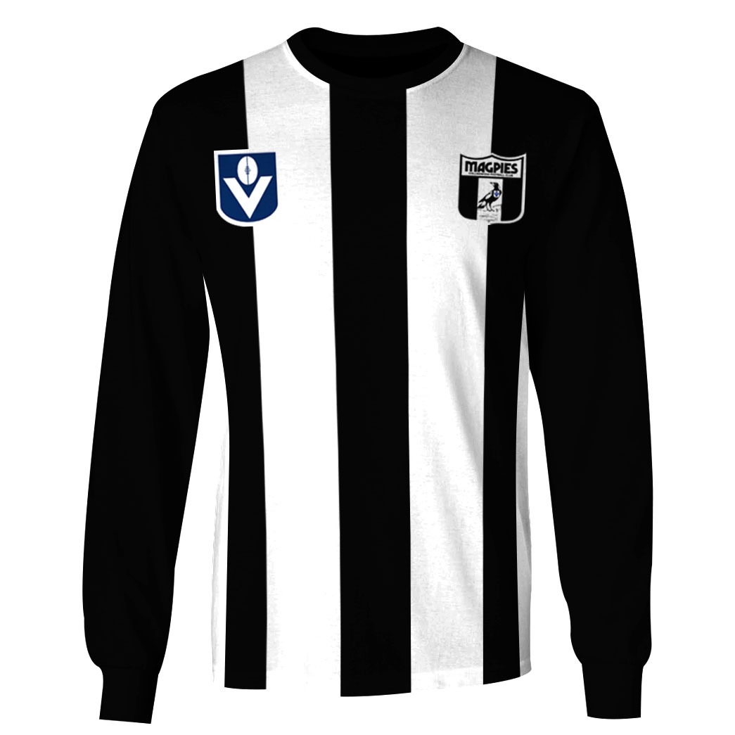 Personalized Collingwood Football Club Football Club Vintage Retro AFL Guernsey 80s