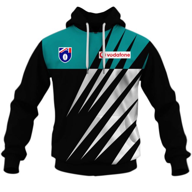 Throwback 1977 Port Adelaide Vintage Home Jumper Custom name and numbe
