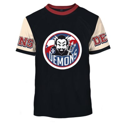 Personalise AFL Melbourne Demons Vintage Retro Hoodie Shirt