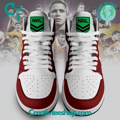 NRL Brisbane Broncos Air Jordan 1 Sneakers