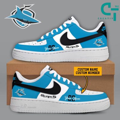 NRL Cronulla Sharks 2024 Air Force 1 Sneaker