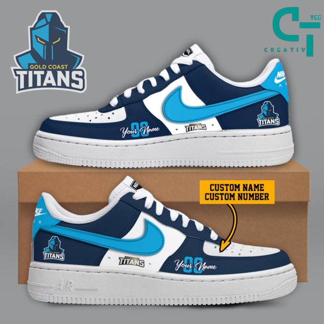 NRL Gold Coast Titans 2024 Air Force 1 Sneaker