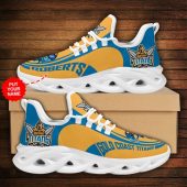 Nrl Gold Coast Titans Custom Name Gold Mascot Max Soul Shoes 3345.jpg - demo10