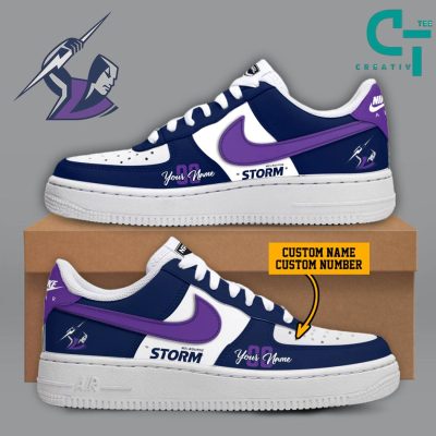 NRL Melbourne Storm 2024 Air Force 1 Sneaker
