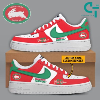 NRL South Sydney Rabbitohs 2024 Air Force 1 Sneaker