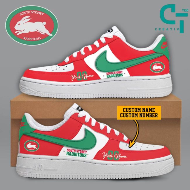 NRL South Sydney Rabbitohs 2024 Air Force 1 Sneaker