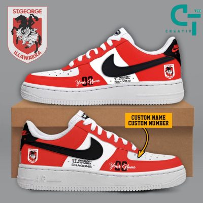 NRL St George Illawarra Dragons 2024 Air Force 1 Sneaker