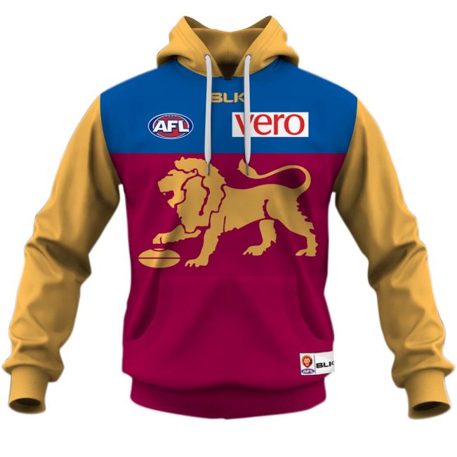 Personalized Brisbane Lions 2016 Replica Football Club Vintage Retro AFL Guernsey