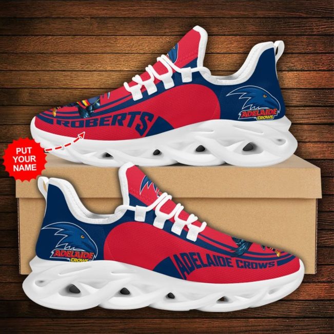 AFL Adelaide Crows Custom Name Mascot Max Soul Shoes