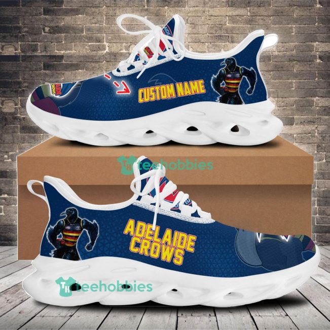 AFL Adelaide Crows Custom Name Mascot Max Soul Shoes V2