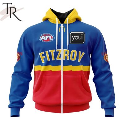 AFL Brisbane Lions Personalized 2024 Fitzroy Hoodie
