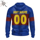 Afl Brisbane Lions Special Retro Heritage Design Hoodie Best Couple On Earth - demo10