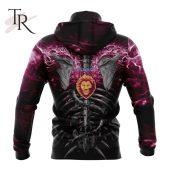 Afl Brisbane Lions Special Skull Art Design Hoodie Handsome As Usual - demo10