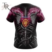Afl Brisbane Lions Special Skull Art Design Hoodie Stunning - demo10