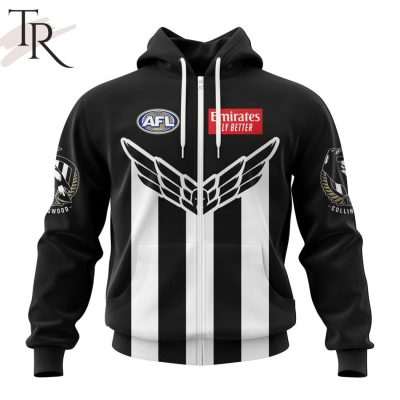 AFL Collingwood Football Club Personalized 2024 Swooping Magpie Hoodie