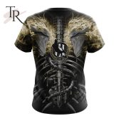 Afl Collingwood Football Club Special Skull Art Design Hoodie It Is Too Funny - demo10