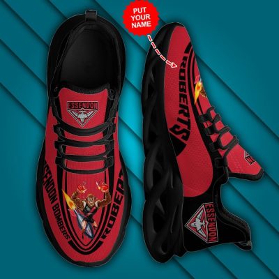 AFL Essendon Bombers Custom Name Mascot Max Soul Shoes