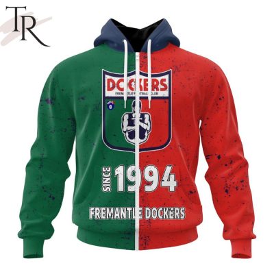AFL Fremantle Dockers Special Retro Heritage Design Hoodie - Torunstyle