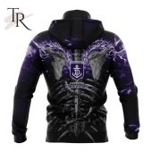 Afl Fremantle Dockers Special Skull Art Design Hoodie Rocking Picture - demo10