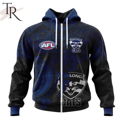 AFL Geelong Cats Polynesian Concept Kits Hoodie - Torunstyle