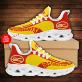 Afl Gold Coast Suns Custom Name Yellow Mascot Max Soul Shoes 2826.jpg - demo10