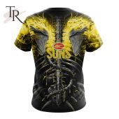 Afl Gold Coast Suns Special Skull Art Design Hoodie Is This Your New Friend? - demo10