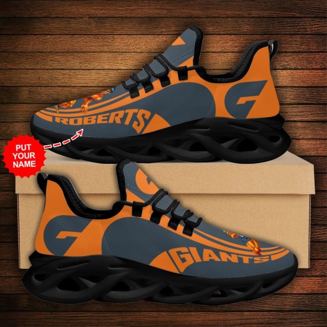 AFL Greater Western Sydney Giants Custom Name Mascot Max Soul Shoes V2