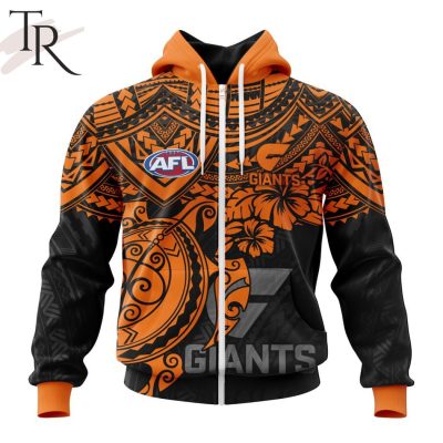 AFL Greater Western Sydney Giants Polynesian Concept Kits Hoodie - Torunstyle