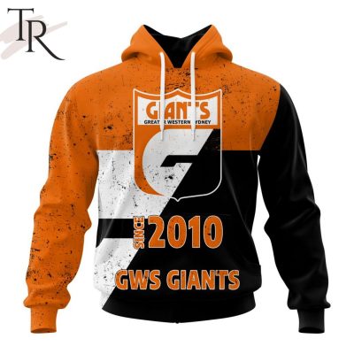 AFL Greater Western Sydney Giants Special Retro Heritage Design Hoodie - Torunstyle
