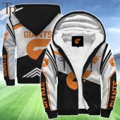 Afl Gws Giants Fc Fleece Hoodie Limited Edition Natural And Awesome - demo10